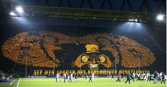 <p>Mosaico da torcida do Borussia Dortmund chamou atenção recentemente</p>