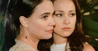 Helena (Regina Duarte) e Maria Eduarda (Gabriela Duarte): pessoas irreais que despertam sentimentos verdadeiros no telespectador