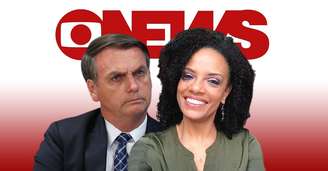 Flávia Oliveira aproveita a visibilidade no canal de notícias mais visto da televisão para contestar as pautas conservadoras de Bolsonaro 