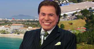 Silvio Santos entre o Hotel Jequitimar e a sede do SBT em Osasco (SP): apresentador é dono de diferentes negócios