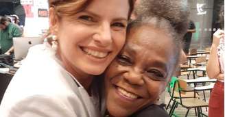 Debora Bloch e Teca Pereira nos bastidores de 'Segunda Chamada': o início da parceria