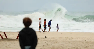 Aumento do nível do mar influencia, inclusive, nas ressacas. Foto de arquivo do Rio de Janeiro (RJ), em 01/07/2024