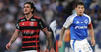 Pedro, do Flamengo, e Lucas Romero, do Cruzeiro