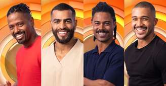 Leandro. Ricardo, Breno e Matheus: os candidatos pretos não conquistaram maioria dos votos nas 'Casas de Vidro'