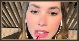 Virgínia Fonseca exibe feridas nos lábios