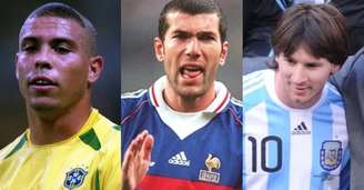 Ronaldo, Zidane e Messi superaram dificuldades para estarem nos Mundiais