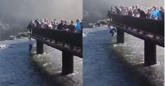 Turista pulou nas Cataratas do Iguaçu para pegar celular