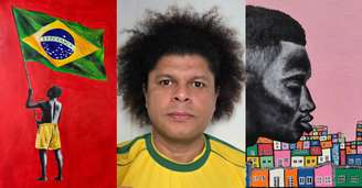 Otiniel Lins entre duas obras: cores vivas e forte contexto político