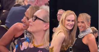 Adriane Galisteu conheceu Meryl Streep e Nicole Kidman em evento nos EUA.
