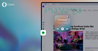 Opera e Spotify fecham parceria musical para player de música em navegador