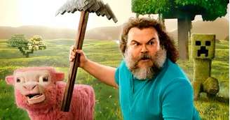 Jack Black interpreta Steve em 'Um Filme Minecraft'.