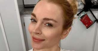Lindsay Lohan comemora final das filmagens de ‘Sexta-Feira Muito Louca 2’