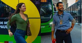 Sophie Charlotte e Amaury Lorenzo gravam cenas de 'Três Graças' em São Paulo.