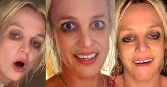 Britney Spears em vídeos publicados por ela mesma: aparência estranha e visível abalo emocional