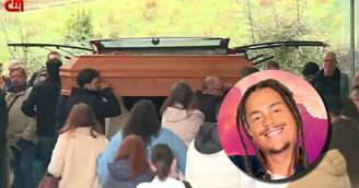 Caixão com o corpo de Maycon Douglas chega ao Crematório de Leiria para a despedida