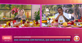 Ana Maria Braga ensina Matheus, eliminado do 'BBB26' a espremer limão no 'Mais Você'