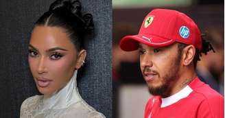 Kim Kardashian e Lewis Hamilton estariam vivendo 'romance secreto'.
