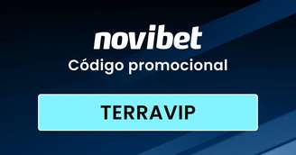 Código promocional Novibet 2026 é Terravip