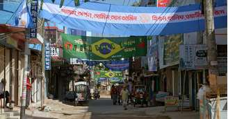 Cena do documentário "Dhaka Vibra – Aventuras futebolísticas em Bangladesh"
