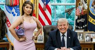 Nicki Minaj compartilha encontro com Donald Trump: “presidente favorito”