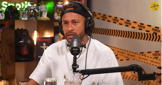 Neymar sugeriu punição a 'entradas maldosas' em entrevista ao podcast Podpah, em fevereiro de 2025
