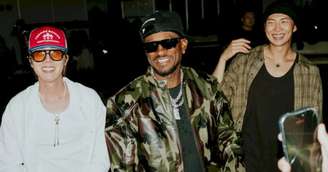 J-Hope e RM, do BTS, são criticados por irem a show de Chris Brown