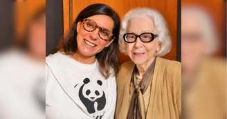 Christiane Torloni recebe visita de Fernanda Montenegro em apresentação de ‘Dois de Nós’