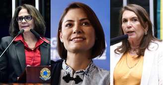 Damares Alves, Michelle Bolsonaro e Bia Kicis