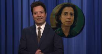 Jimmy Fallon citou 'Ainda Estou Aqui' no começo da edição de seu talk show na quinta-feira (23) à noite