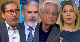 Merval Pereira, William Bonner, Fernando Gabeira e Daniela Lima: o jornalismo profissional sai fortalecido após a maratona no STF