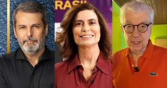 Fábio William, Giuliana Morrone e Renato Machado: eles fazem falta na Globo, mas não vivem do passado na emissora