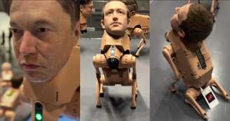 Interessantes e estranhos, os cães robôs 'homenageiam' alguns dos homens mais poderosos do mundo, como Elon Musk e Mark Zuckerberg