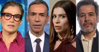 O 'Jornal Nacional' e a novela das 21h, 'Três Graças', são impactados pela queda de aparelhos de TV ligados no fim de ano