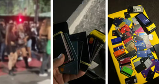 Dezenas de cartões foram apreendidos pela Polícia Civil