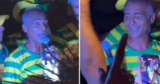 Romário inflamou torcedores do Brasil antes do jogo desta quarta-feira