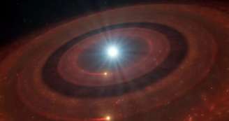 Telescópio em Atacama descobre um disco de detritos único que prevê o futuro do Sistema Solar