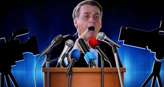 Criticar, xingar e bater boca com jornalistas faz parte da rotina do presidente Bolsonaro