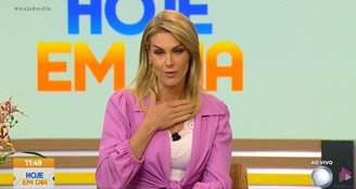 Ana Hickmann no Hoje em Dia