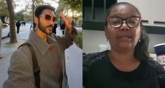 Lourdes Nascimento no vídeo em que pediu informações sobre seu filho, André Alves do Nascimento 