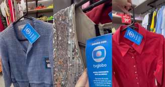 Da TV para o armário dos telespectadores: bazar vende peças doadas do acervo da Globo