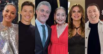 Ticiane Pinheiro, Rodrigo Faro, Sonia Abrão, Luciana Gimenez e Raul Gil são alguns dos artistas de outros canais que foram à Globo a convite de Luciano Huck