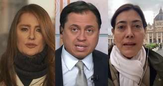 Ilze Scamparini, Gerson Camarotti e Sonia Blota: alguns jornalistas estão em alerta caso o pior ocorra com Francisco