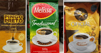 As bebidas sabor café das marcas Pingo Preto, Melissa e Master Blends foram proibidas de serem comercializadas