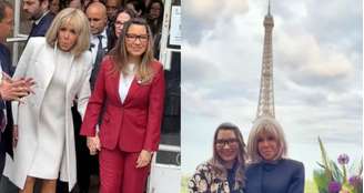 Brigitte Macron e Janja da Silva na visita de Estado do casal presidencial brasileiro a Paris: amigas e apoiadoras em causas sociais