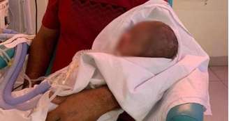 Bebê Vicente Barbosa, de três meses, morreu na manhã desta segunda-feira, 20, após permanecer três meses internado na Unidade de Terapia Intensiva (UTI) 