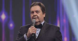 O apresentador Fausto Silva quando apresentava o 'Domingão do Faustão'.