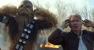 Chewbacca e Han Solo, personagens de 'Star Wars'