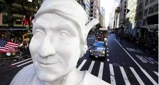 Estátua de Cristóvão Colombo em Nova York, EUA