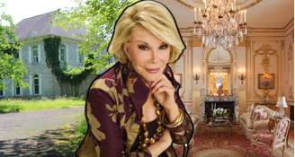 Joan Rivers entre a mansão esquecida e o palácio suspenso