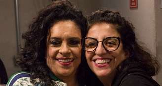 Gal Costa e Giovana Chanley, que atuou como produtora pessoal e artística da cantora